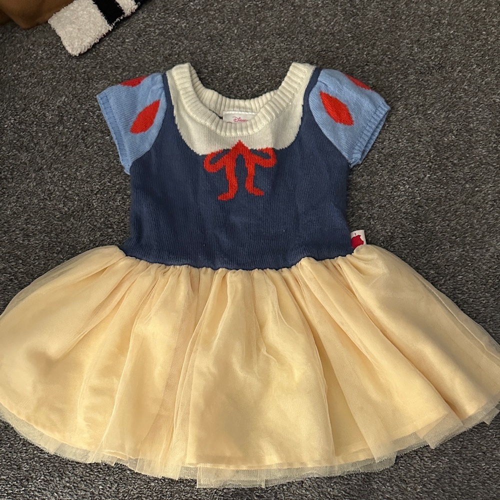Disney Girls Navy, Light Blue, Red & Pale Yellow Tulle Dress Costume
